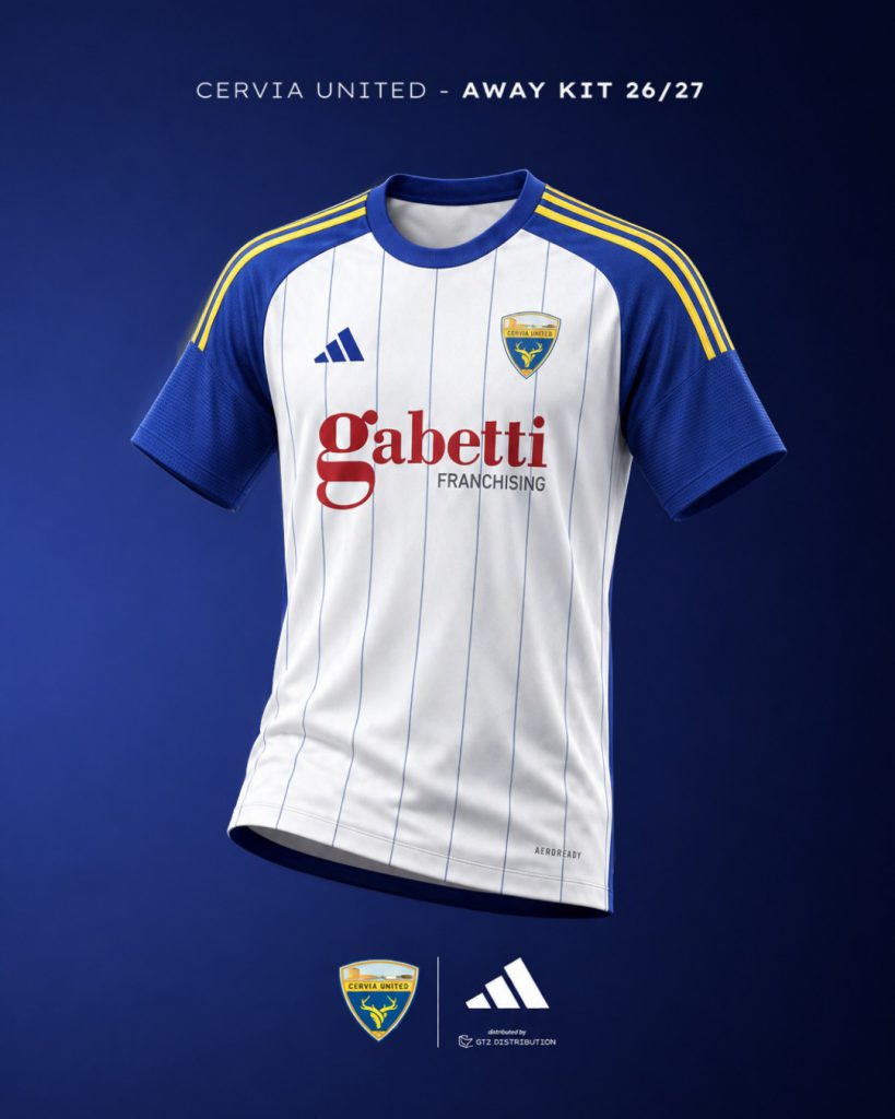 Cervia united away kit 2026/2027